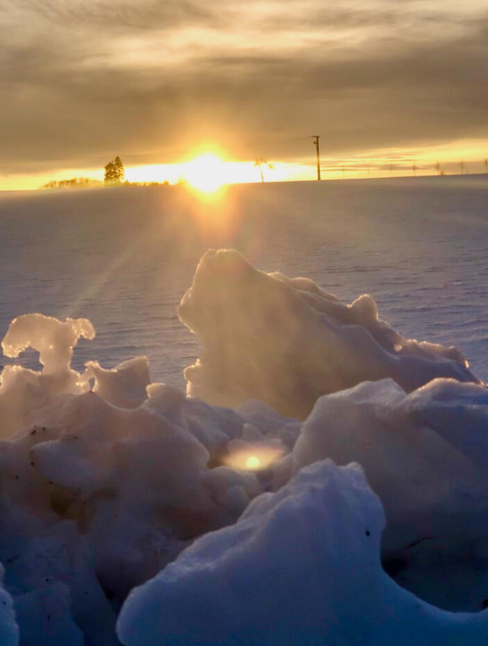 Sonnenuntergang Winter