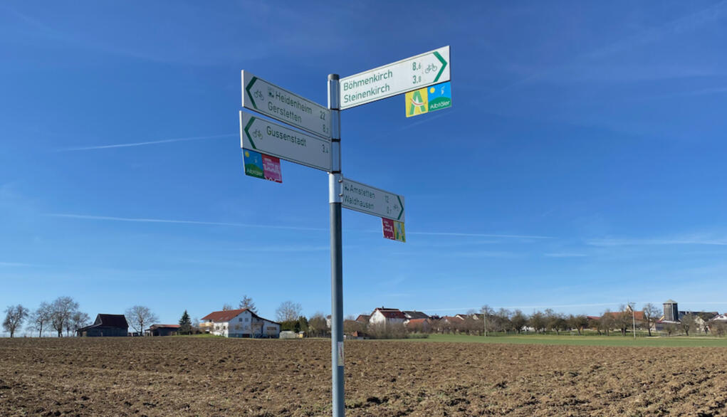 Wegweiser Radwege