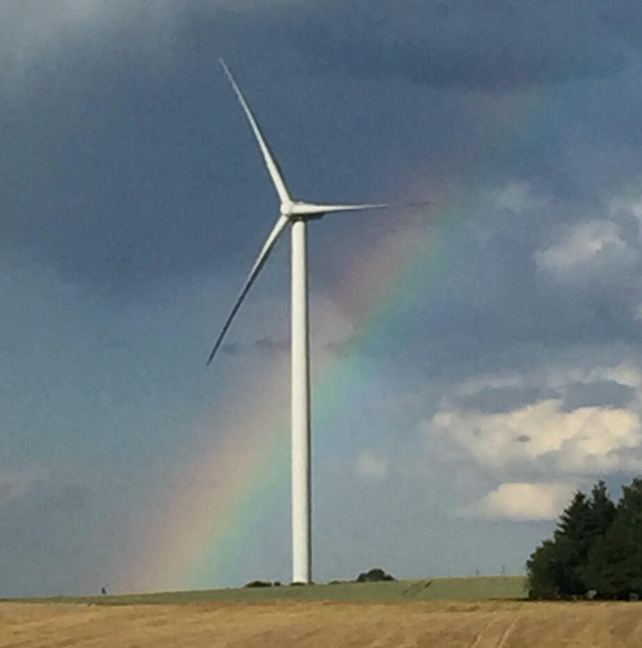 Windrad Regenbogen
