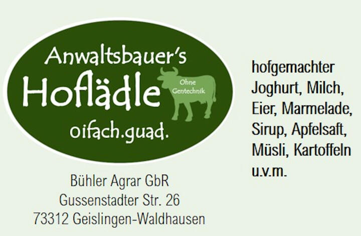 Anwaltsbauer Hoflädle - oifach guad
